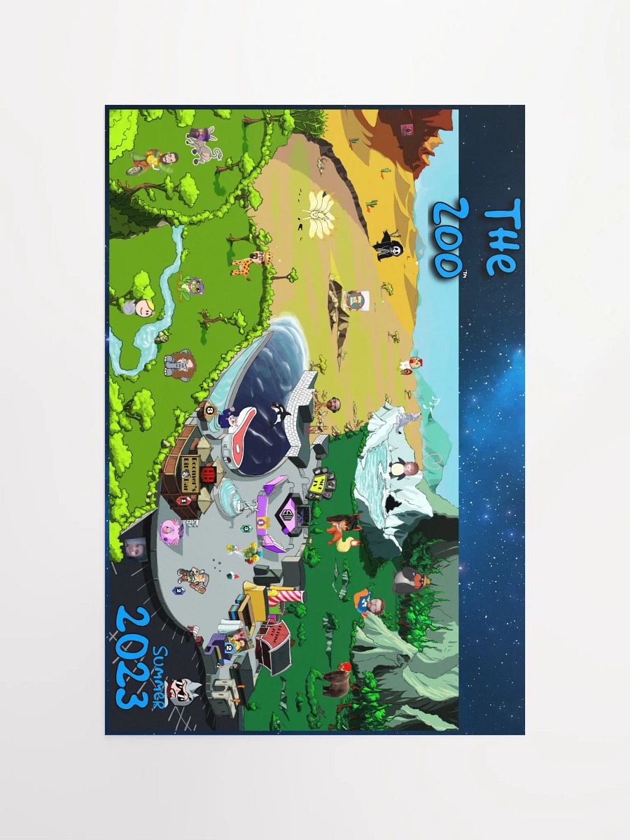 *Summer Exclusive* Zoo™ Map Poster product image (4)