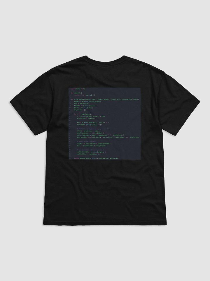 Pytorch V Numpy T-shirt product image (6)