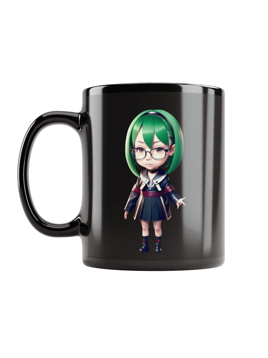 (GREEN CHIBI) K Black Mug product image (6)