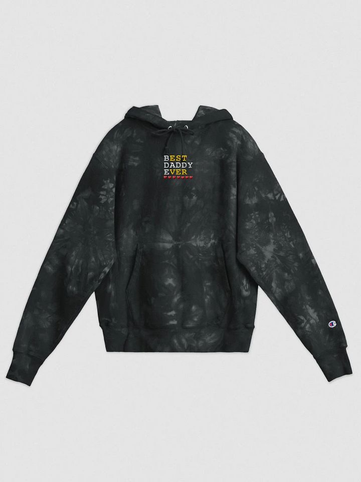 Best Daddy Ever Champion Tie-Dye Hoodie product image (1)