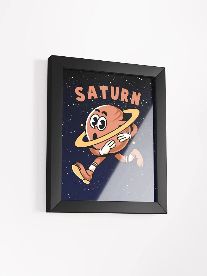 Retro Saturn Framed Print product image (2)