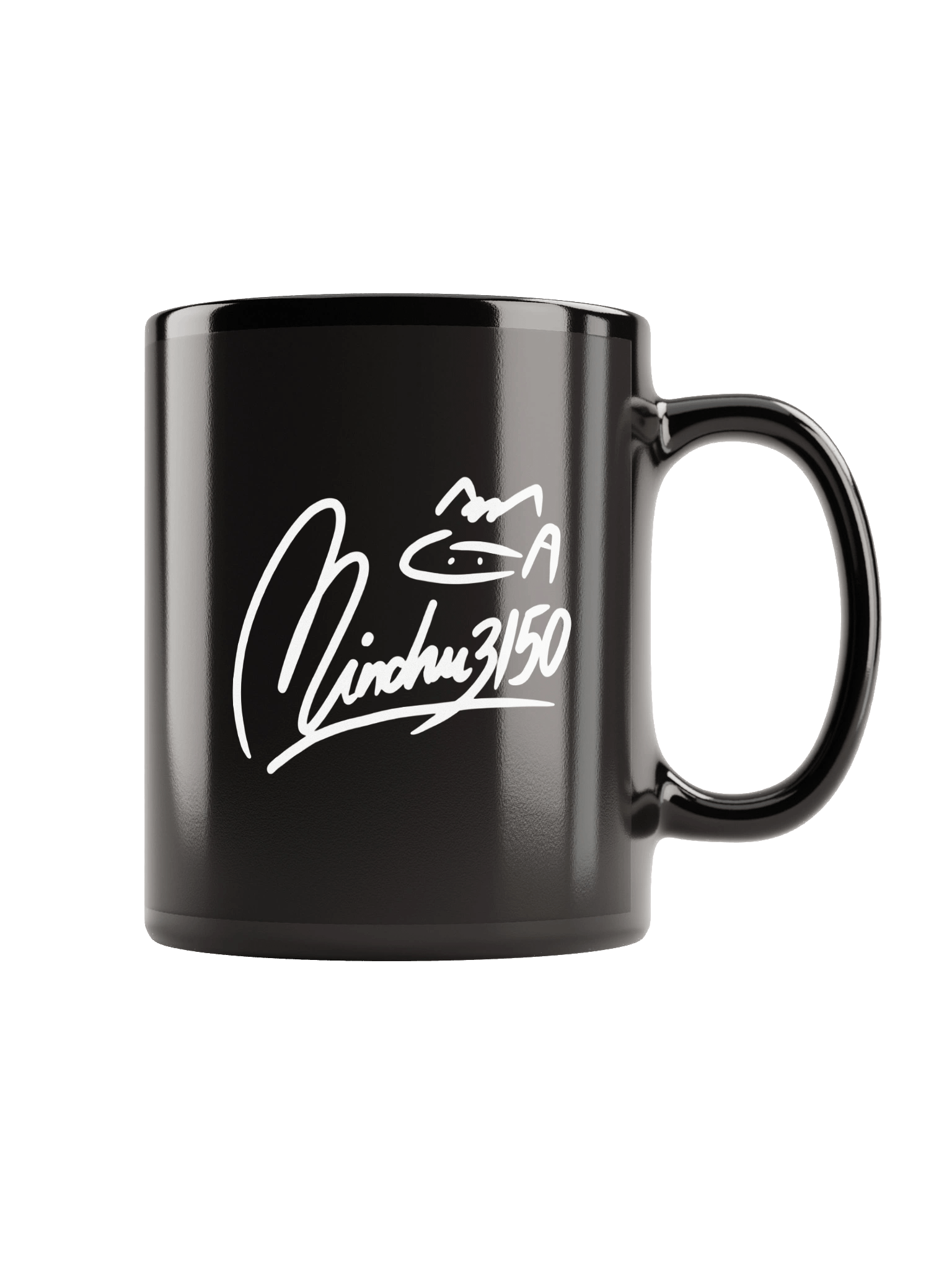 Whimsical Creature Black Glossy Mug product image (2)