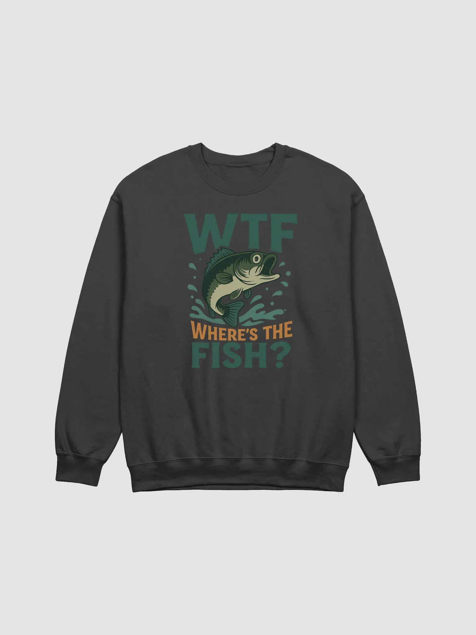 WTF Where’s the Fish Sweatshirt – Bold Fishing Humor product image (6)