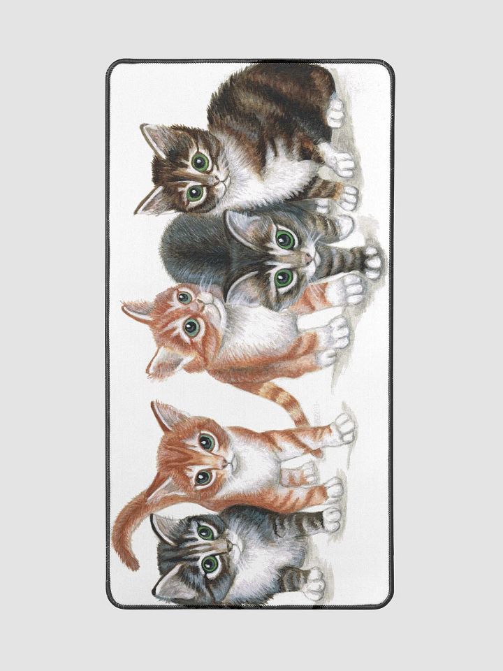 Five kittens Desk Mat product image (2)