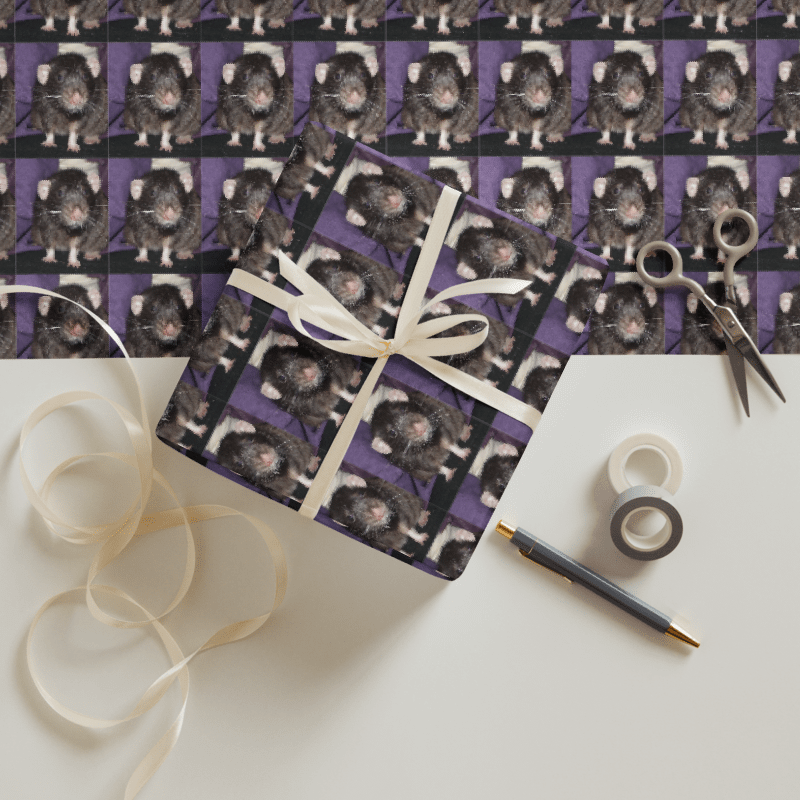rat photos wrapping paper x 3 product image (4)