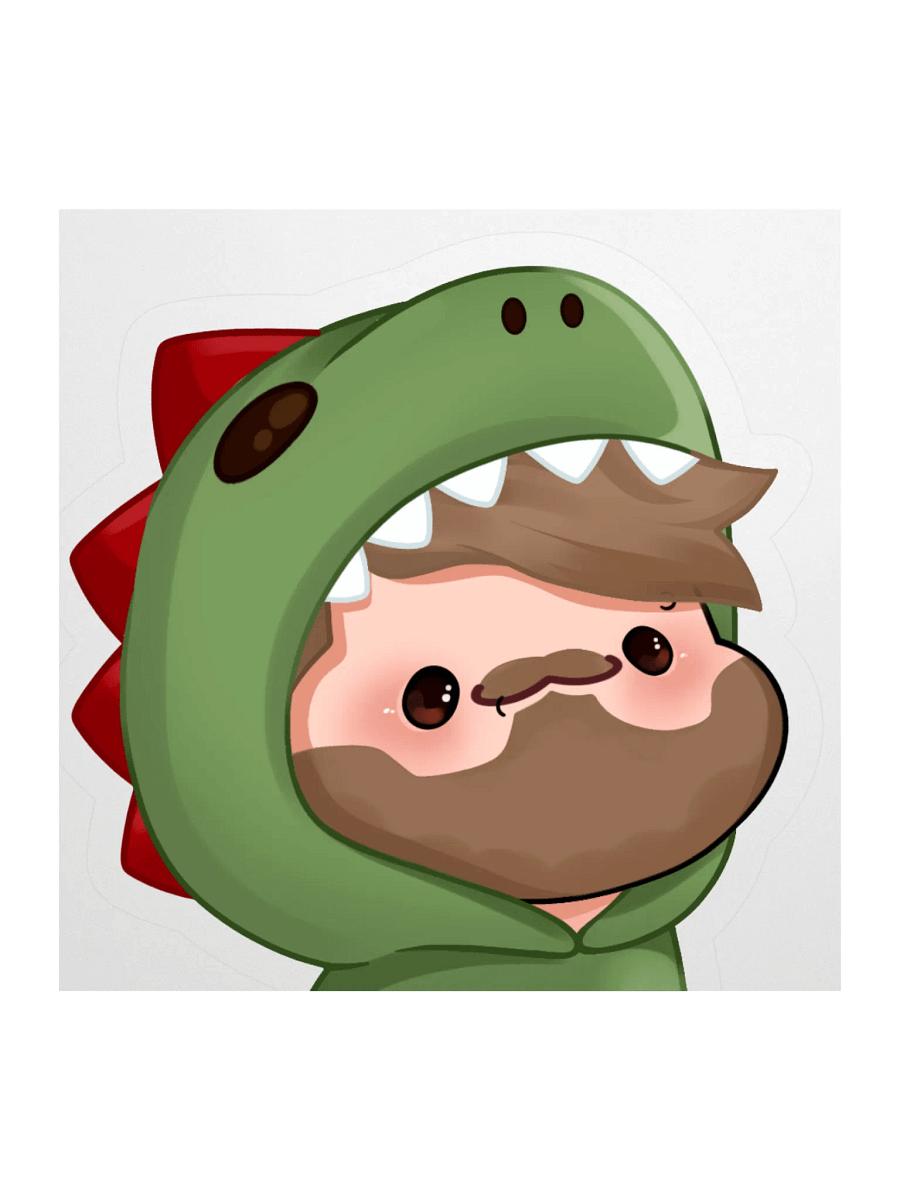 Dino Onesie Sticker product image (1)