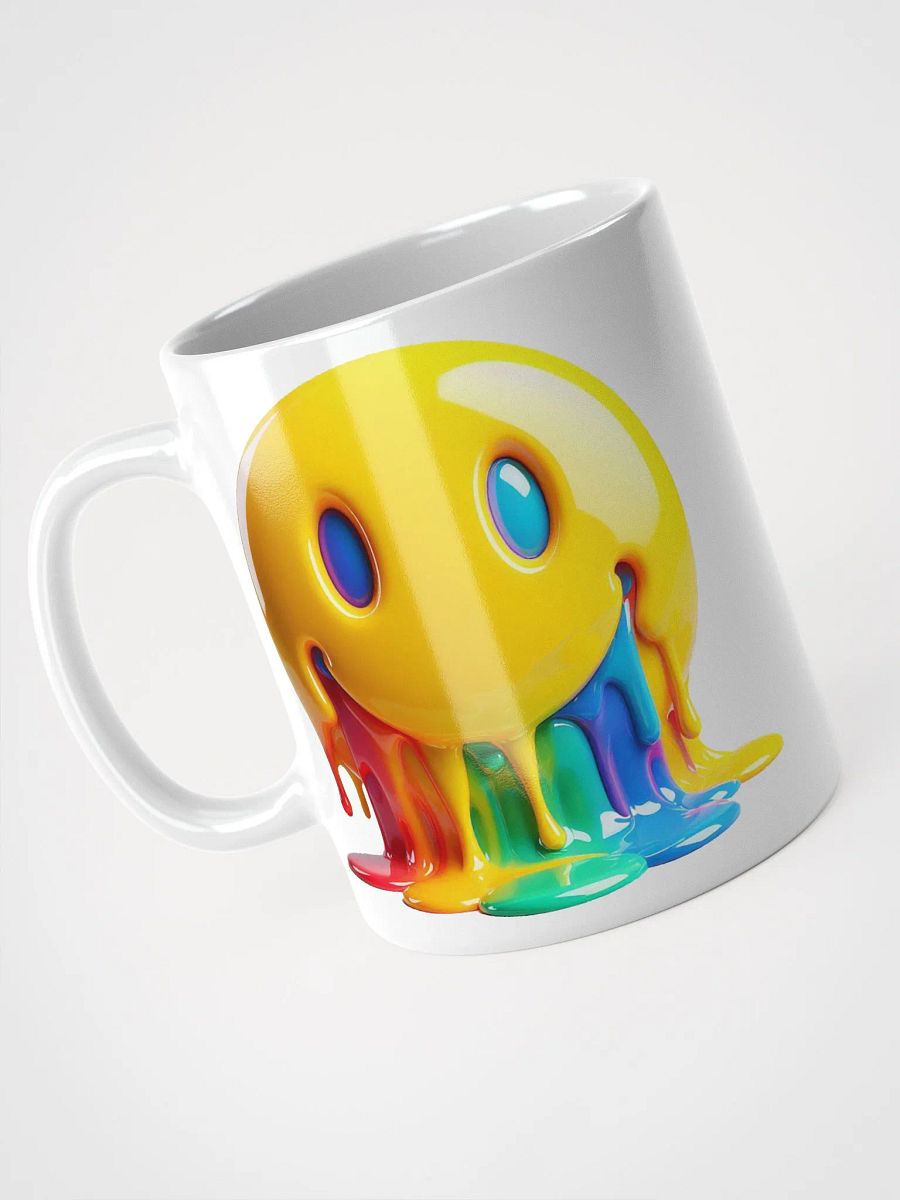 Sick Smiley #Humorous Glossy White Mug product image (3)