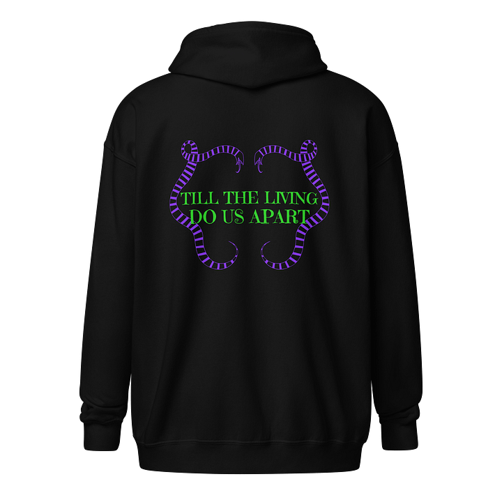 [UM Designs] Til The Living - Unisex Graphic Zip Hoodie product image (1)