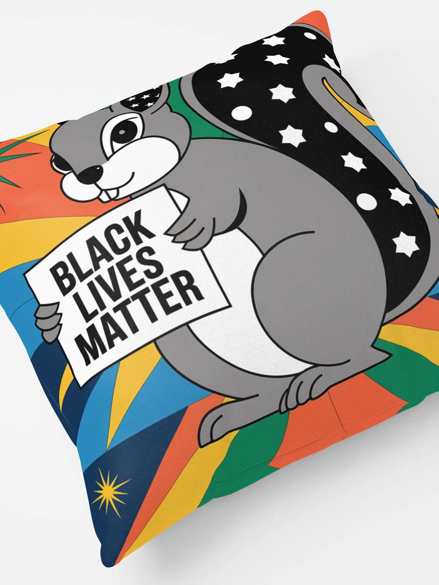 Comfy Pillow: Pooky Supports BLM (ALl funds from BLM Merch go directly to The Black Equity Foundation) product image (7)