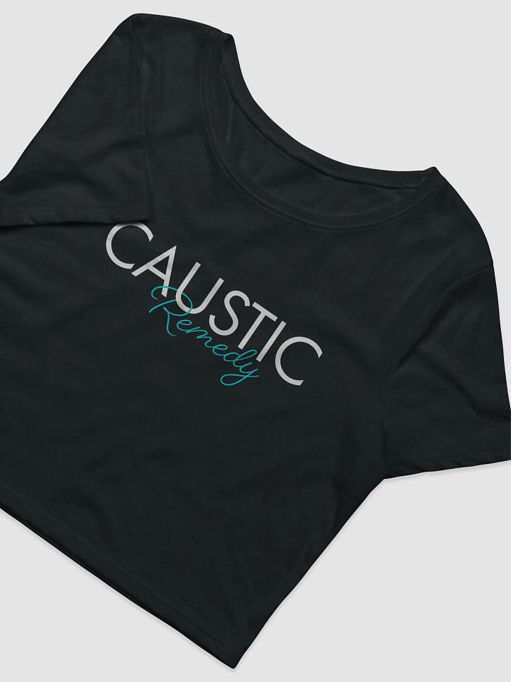 Caustic Remedy Cropped Tee (Black) product image (2)