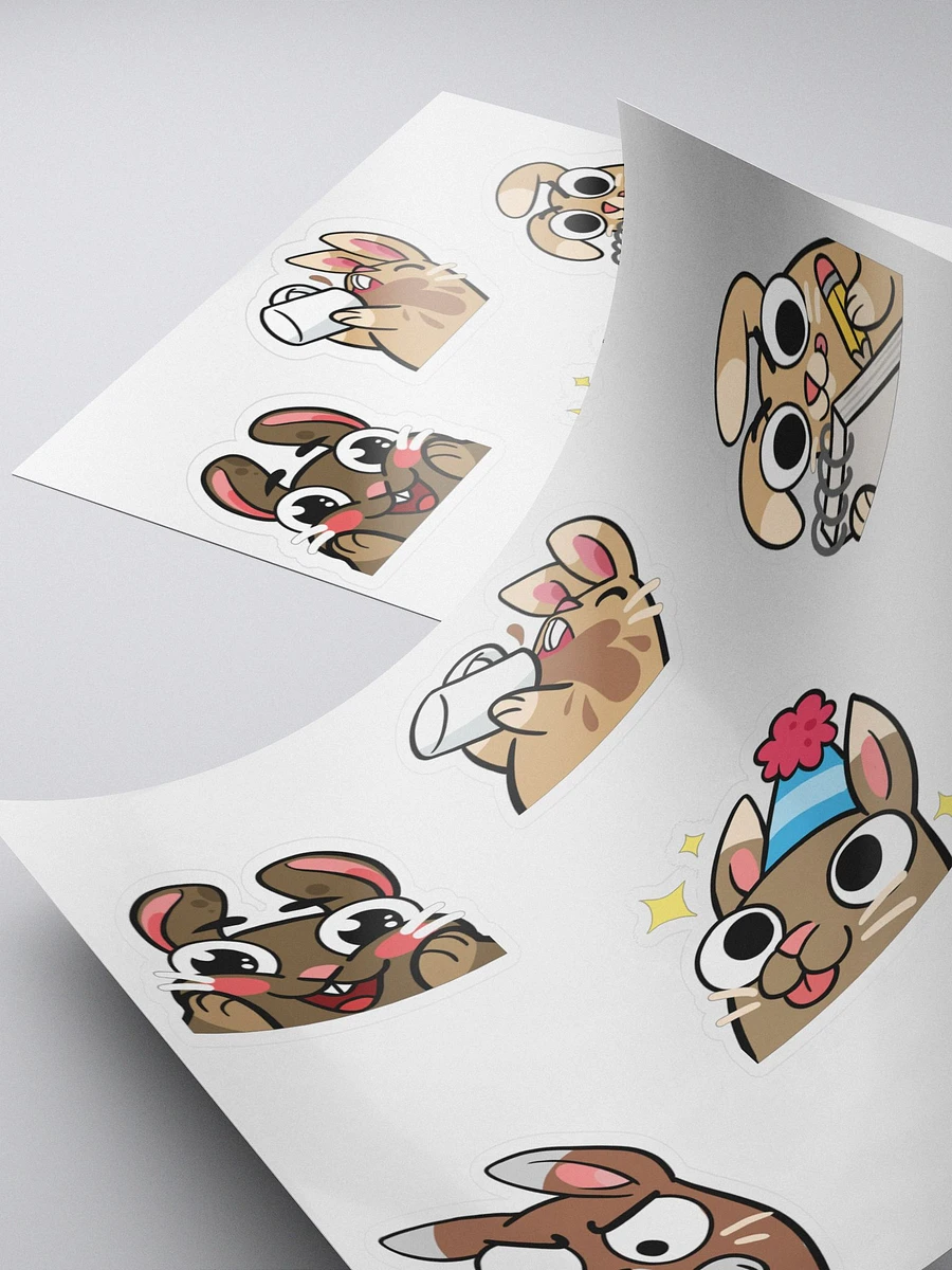 Bunny Emote Stickers! product image (4)