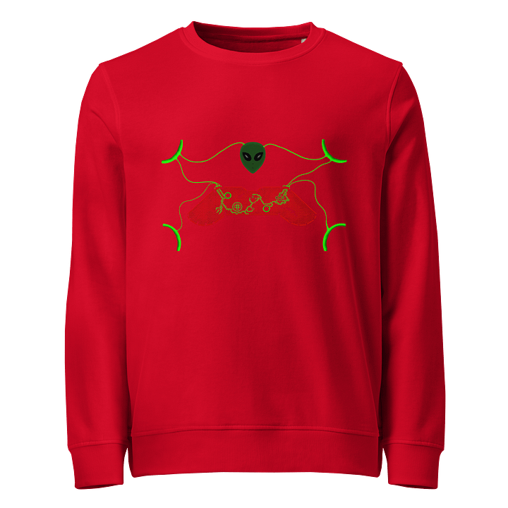Galactic Gamer Organic Sweatshirt product image (1)