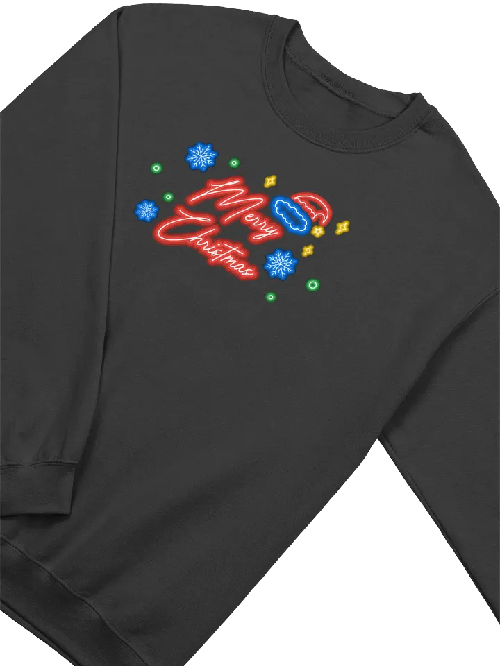 Neon Merry Christmas Sweatshirt 3543 product image (2)