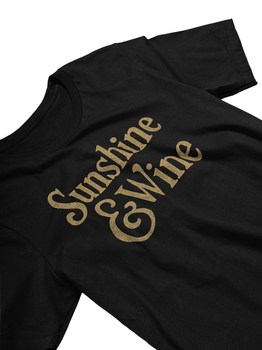 Sunshine & Wine Lover's Casual Tee - Your Perfect Wine Outfit product image (4)
