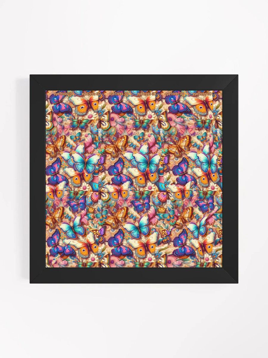 Butterfly Tunnel - Framed 3D Stereogram Poster product image (2)