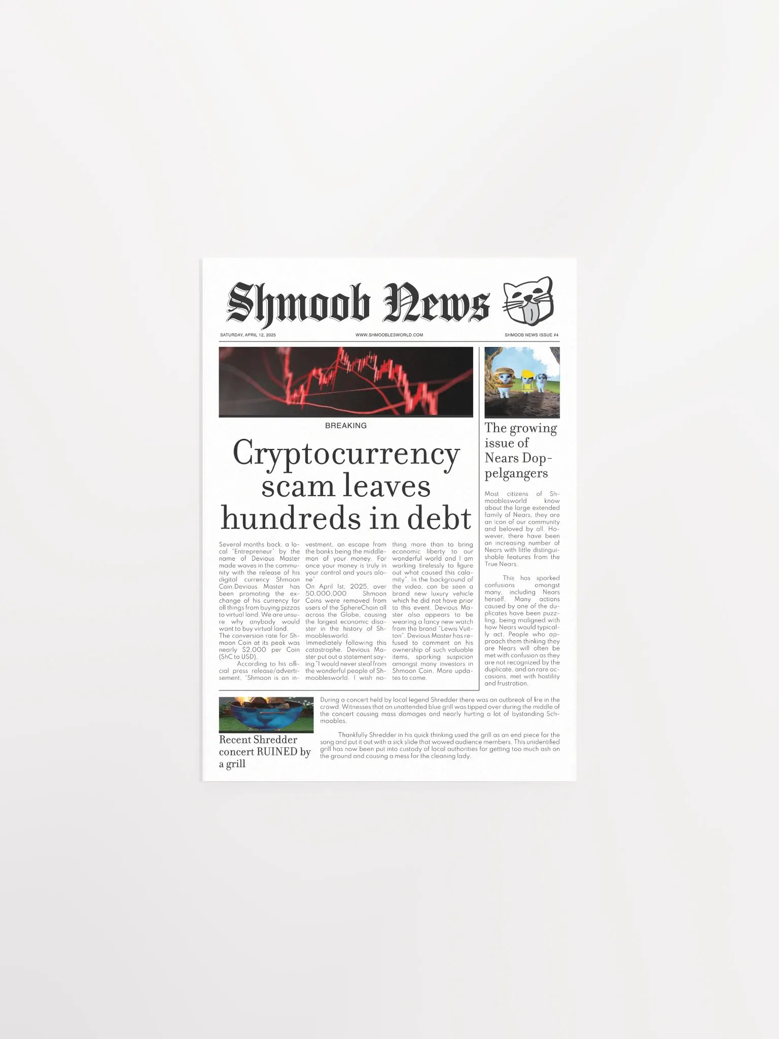 Shmoob News Issue #4 product image (1)