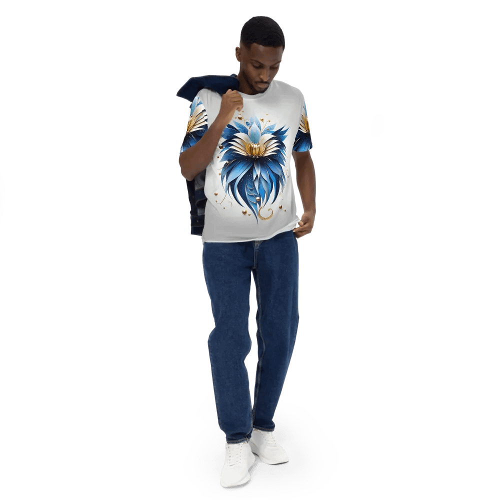 Blue Flower T shirt product image (5)