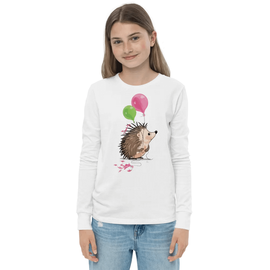 Hedgehog and balloons product image (1)