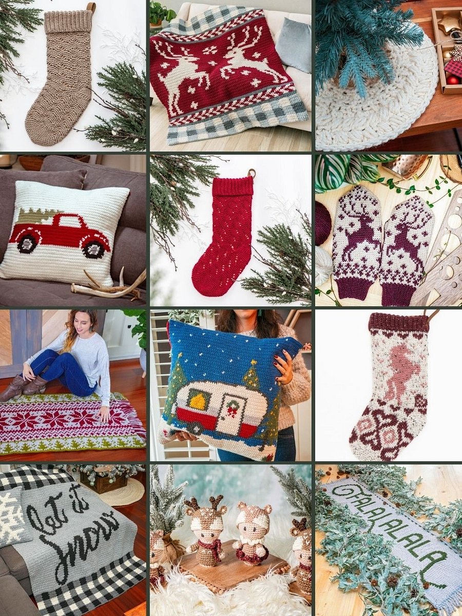 Limited Edition Stitch the Season Holiday Pattern Library, 55+ Crochet Christmas Patterns. Limited Time product image (8)