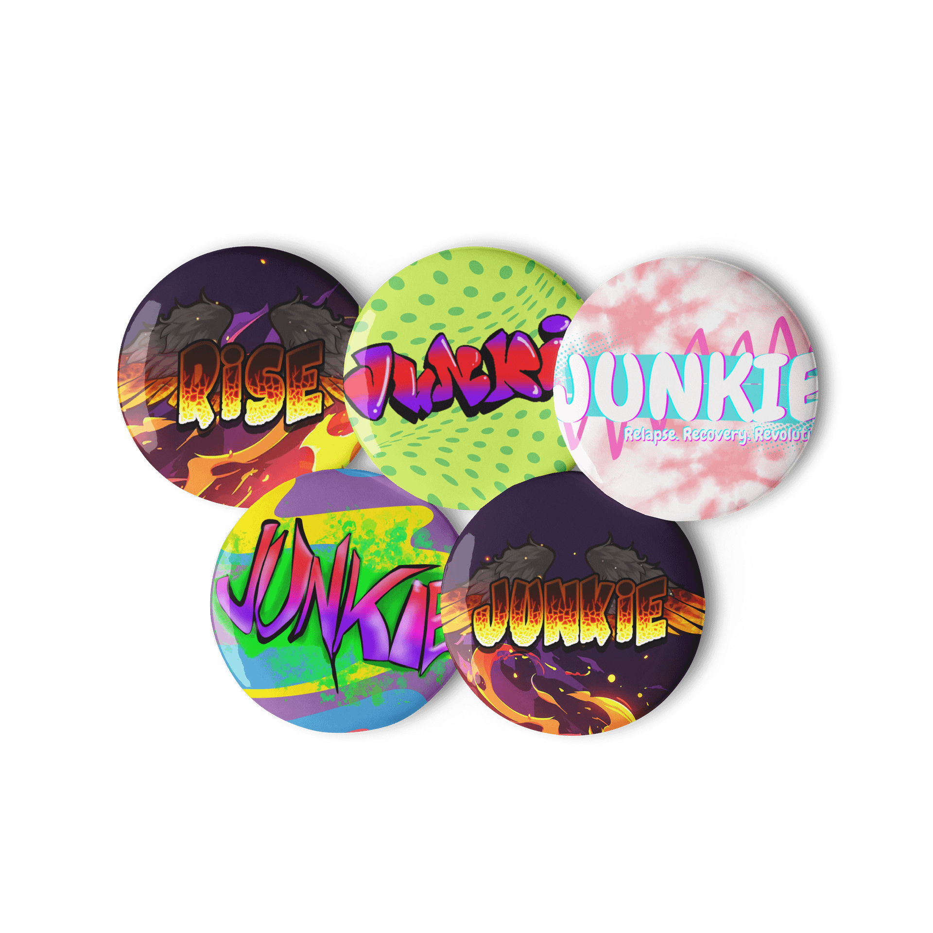 The Junkie Project Artist Collab Button Pack product image (3)