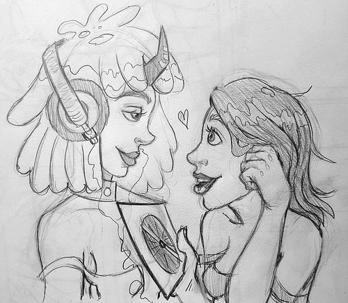 Our first entry in the latest #Violet9 #DrawThisInYourStyle is in! Drawn by @inkjoycreations in raw pencil, with great expres...