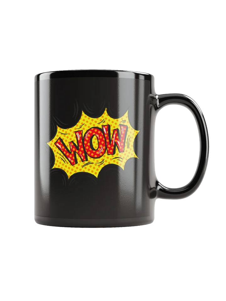WOW Explosion Black Coffee Mug product image (1)