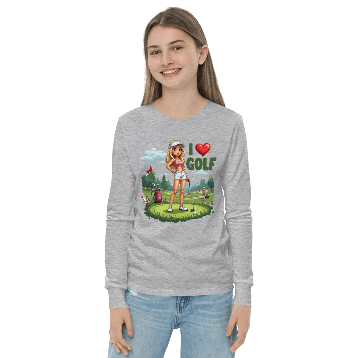 Cartoony Golf Lover's Delight Long Sleeve Tee product image (21)
