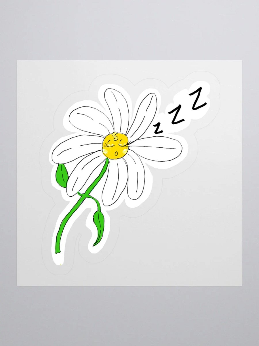 Dozing Daisy Vinyl Stickers product image (3)