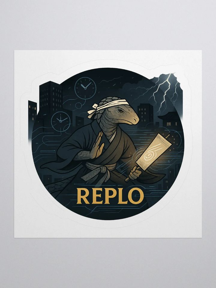 Replo Midnight Courier Sticker product image (2)