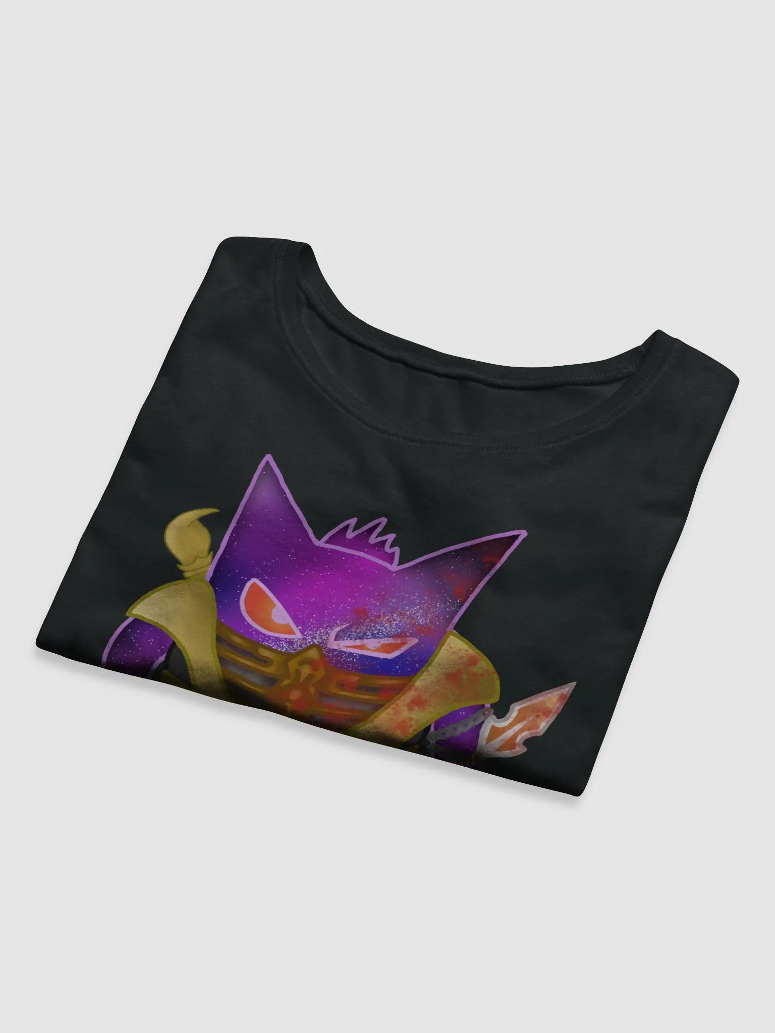 Scorpion X Gengar (Galaxy) Bella+Canvas Crop Baby Tee product image (8)