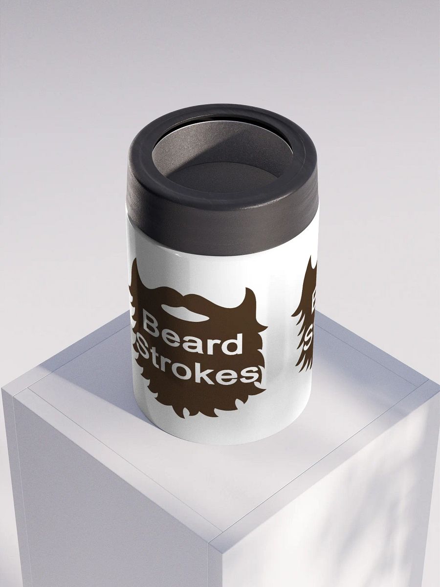 Beard Strokes Stainless Steel Koozie product image (3)