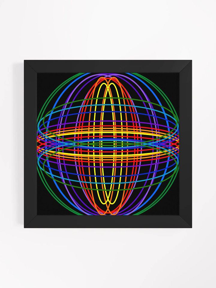 Rainbow Intersecting Loops Poster product image (2)