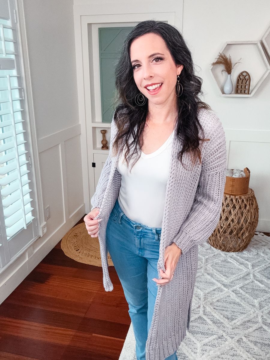 Campside Cardigan - Crochet A Flat Cardigan (9 sizes) product image (4)