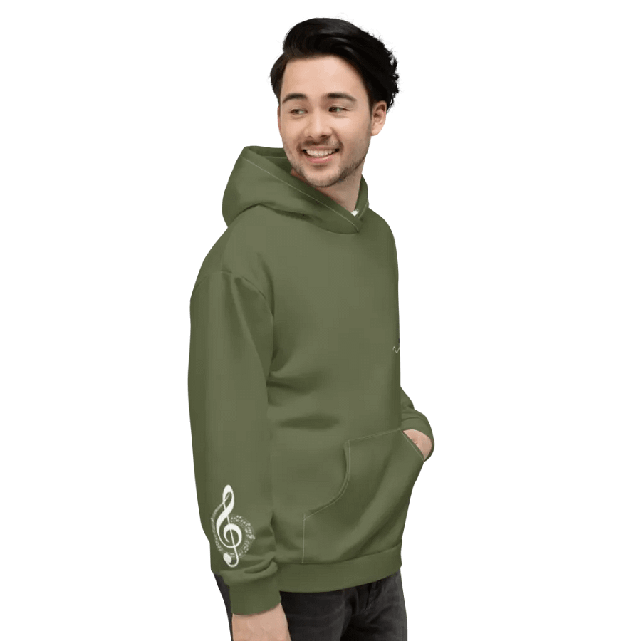 Band Geeks Rule Hoodie | Military Green product image (3)