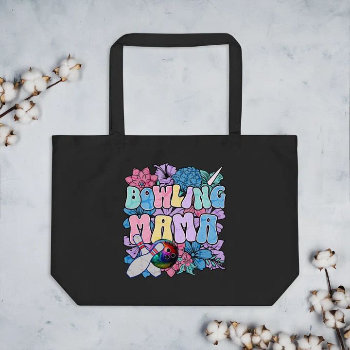Bowling Mama Floral Tote Bag product image (2)