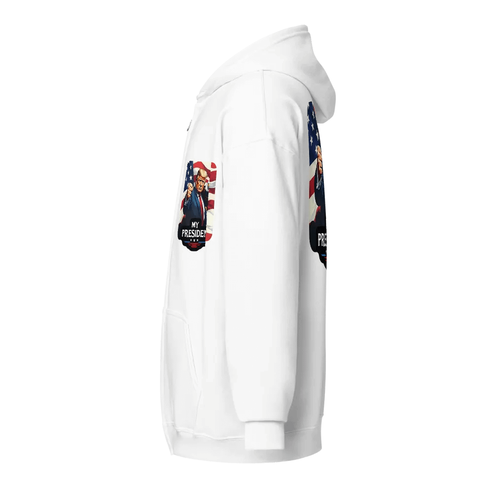 Zip Hoodie: Trump, My President, with Eagle product image (23)