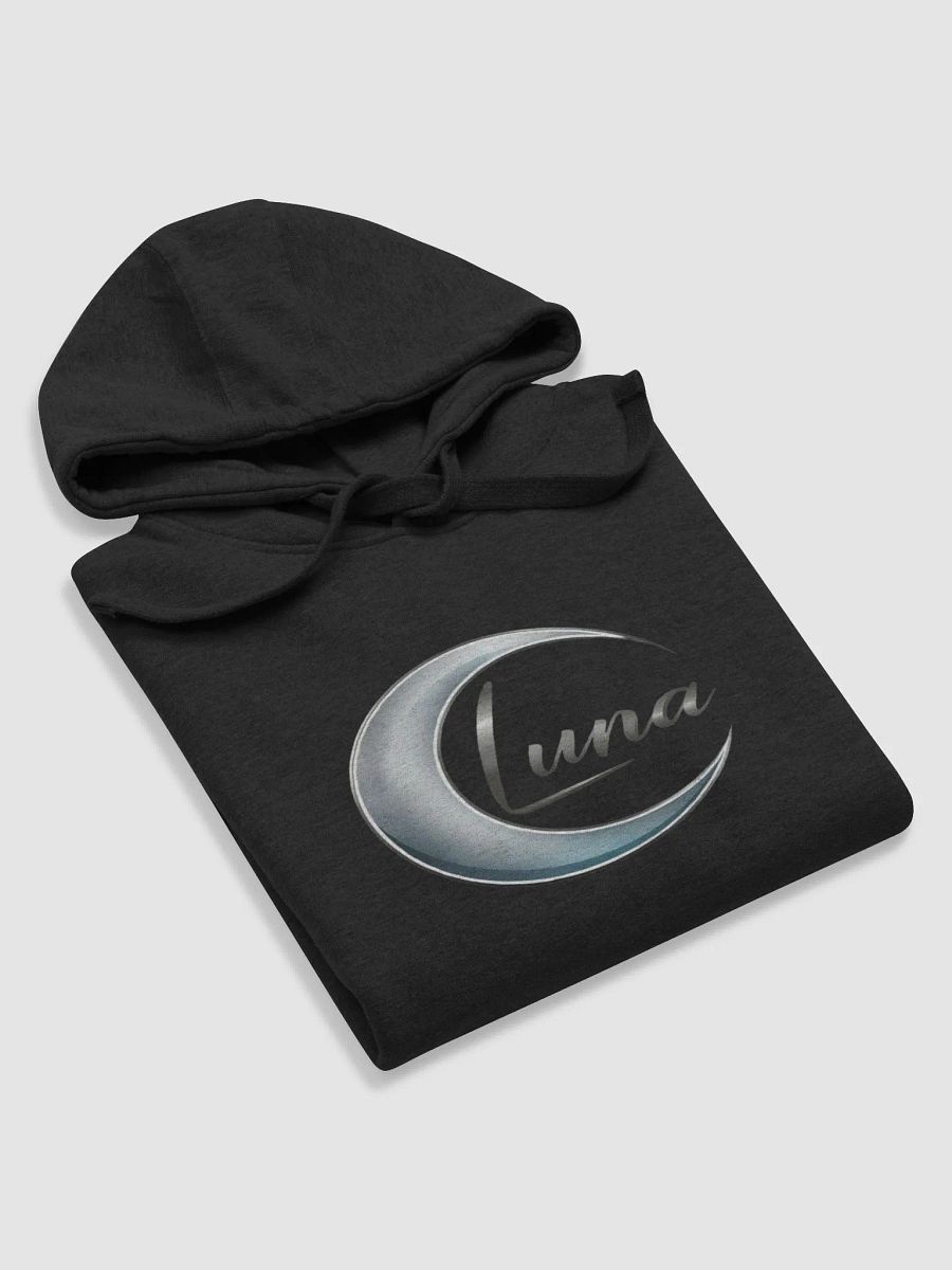 Lustrous Luna Unisex Hoodie - Metallic Crescent Moon - TDSMusic product image (5)