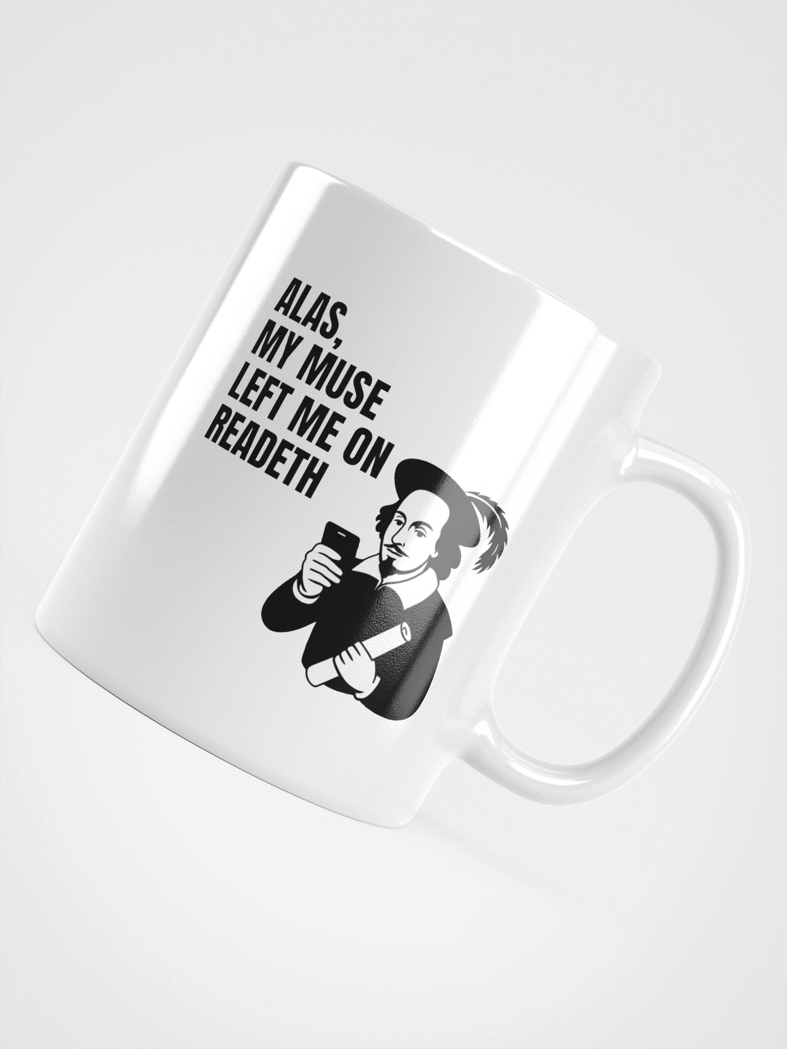 Funny Shakespeare Muse Quote Mug product image (4)
