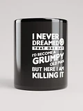 Grumpy Old Man Black Glossy Mug product image (1)