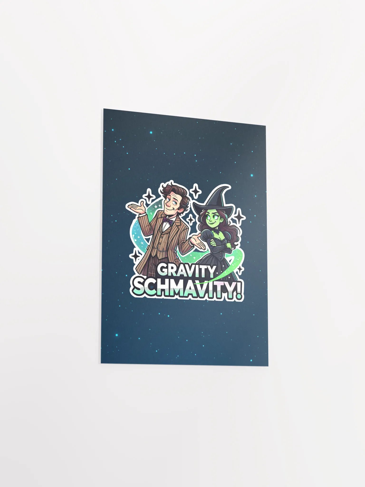 Defying Gravity Schmavity Poster – Enhanced Matte Broadway x Sci-Fi Mashup Wall Art product image (21)