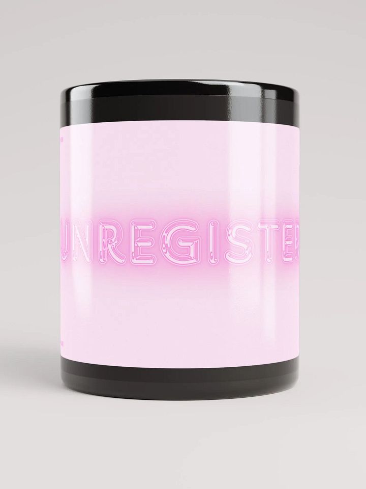 UNREGISTERED - Black Glossy Mug product image (1)