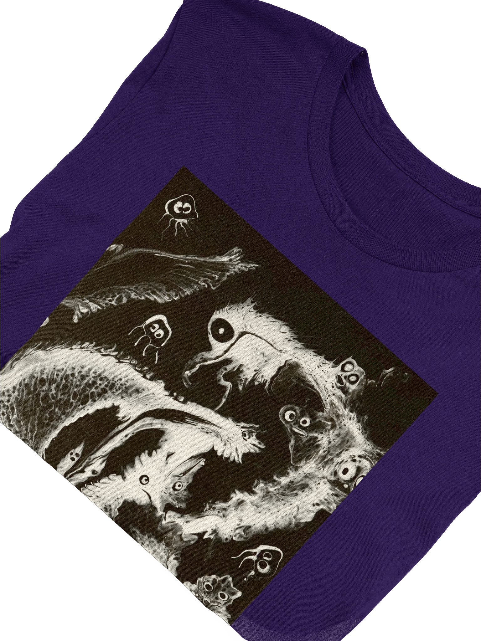 Shrimp of the Night Abstract Sea Animal T-Shirt product image (5)