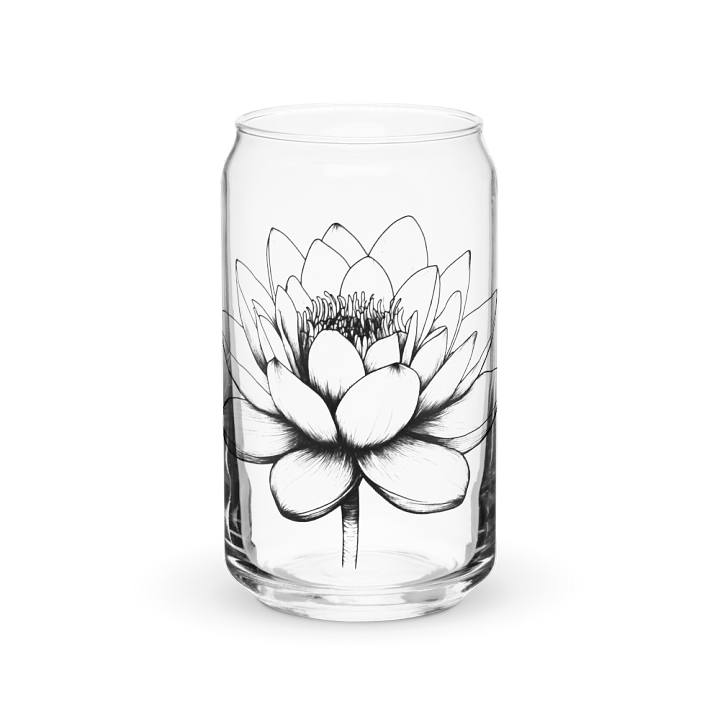 Water Lily Can-Shaped Glassware product image (1)
