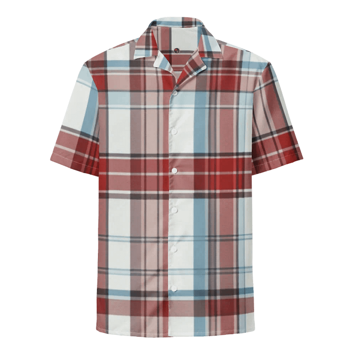 LITE BLUE RED PLAID product image (1)