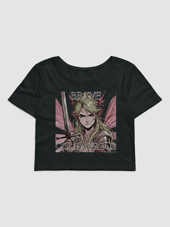 Brave & Courageous Crop Tee product image (1)