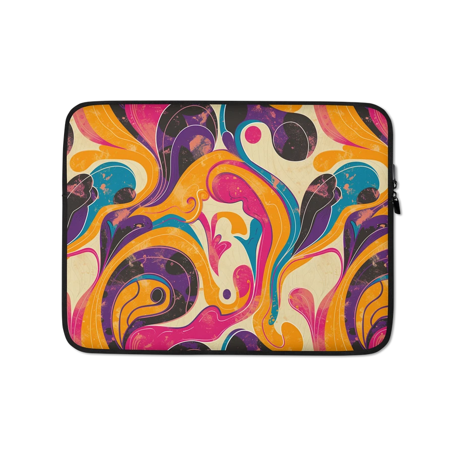 Swirling Dreams Double-Zip Neoprene Laptop Sleeve product image (4)