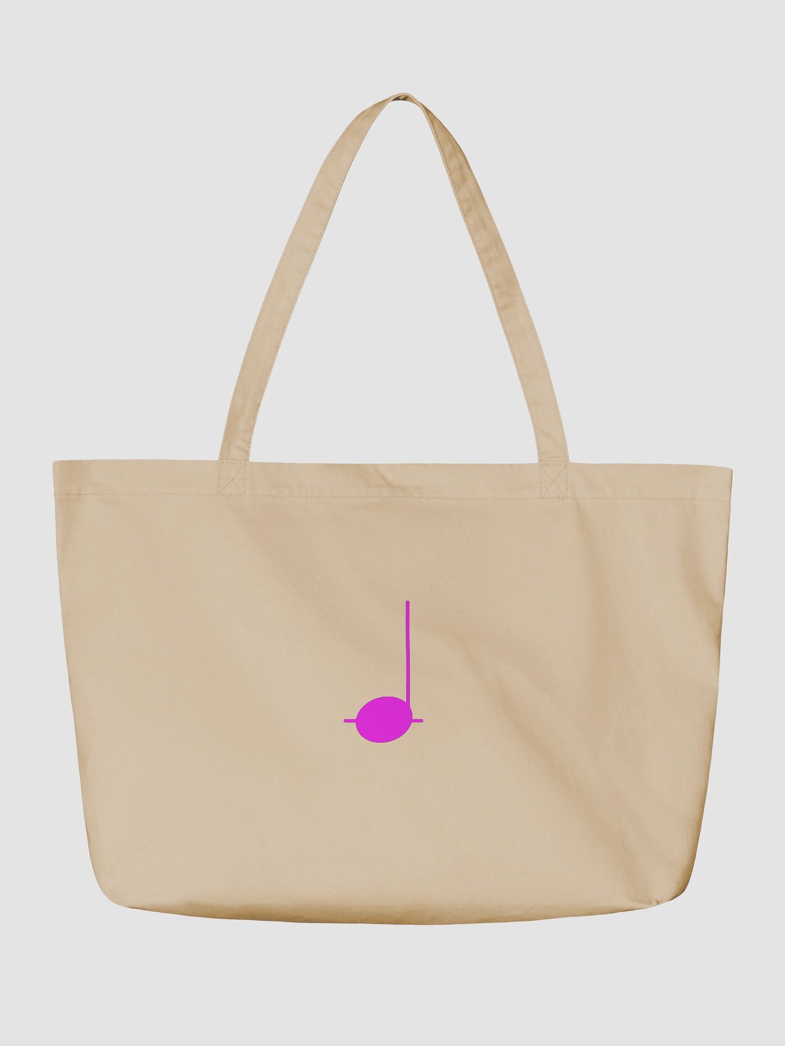 Popcorn Anime Melodic Pink Note Organic Tote Bag product image (2)