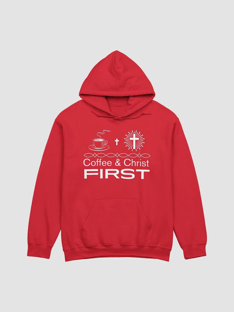 Coffee & Christ First Christian Faith Gildan Hoodie product image (2)