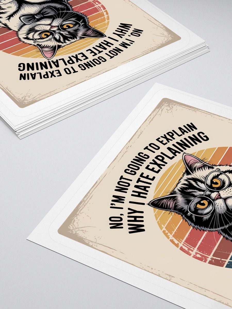 I Hate Explaining Human Design Manifestor Sticker product image (10)