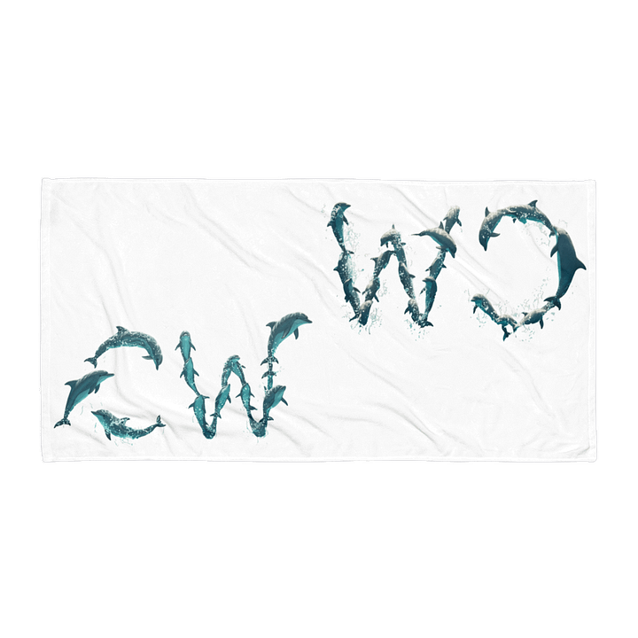 CW - Dolphin Splash Sublimated Towel product image (1)